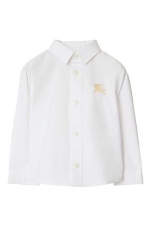 camicia in cotone bianco BURBERRY KIDS | 8112621A1464